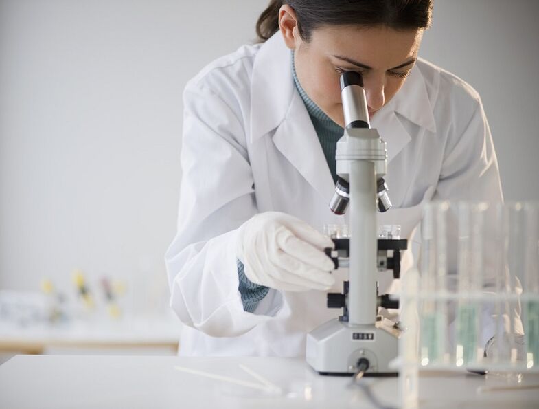 parasitoen diagnostikoa giza gorputzean