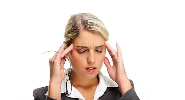 parasitoen ondorioz buruko minak